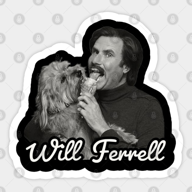 Will Ferrell / 1967 Sticker by Nakscil